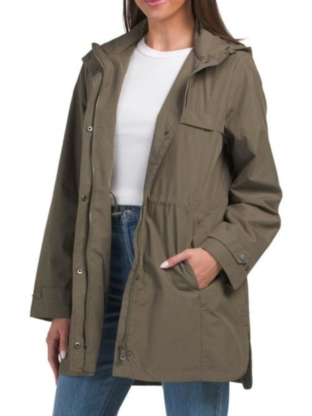 BERNARDO Cinch-waist Anorak Jacket - Picture 1 of 3